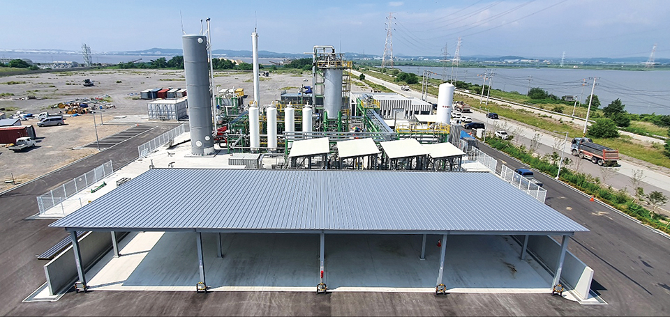 가스기술공사는 2022년 7월 준공된 평택수소생산기지 운영을 담당하고 있다.