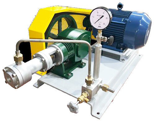 세화가스텍이 개발한 신개념 액화탄산 펌프(모델명 SHGT-1000S).