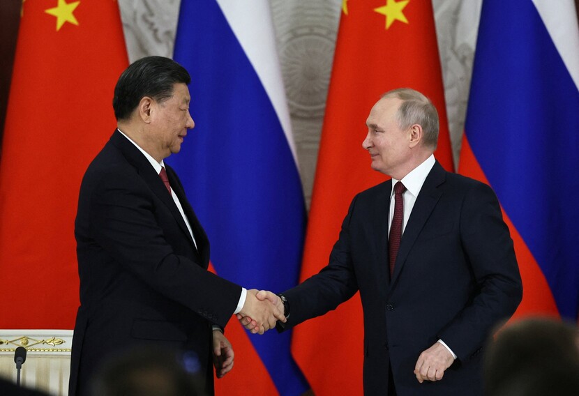 러시아 푸틴 대통령(우측)과 중국 시진핑 국가주석이 지난해 3월 21일 모스크바에서 만났다.